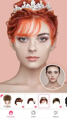 Hairstyle Changer - HairStyle android App screenshot 7